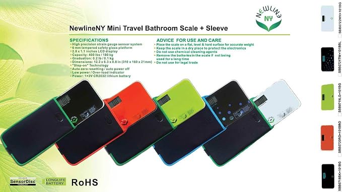 NewlineNY Travel Protection Sleeve for 700 Series Mini Bathroom Scale - Image 5