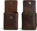 Hide & Drink, Waist Wallet, Holds Up to 20 Cards, Folded Bills & Coins, Charging Cables, Full Grain Leather, Handmade (Bourbon Brown) by HideDrink