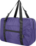 Duffle Bag for Travel Foldable Personal Item Travel Bag, 23L, Purple | Carry On Duffel Bag Women Men Frontier Airlines Personal Item Bag Hospital Weekend Overnight Trips by holyluck