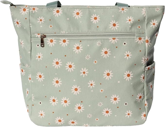 ESVAN Original Floral Water Resistant Large Tote Bag Shoulder Bag for Gym Beach Travel Daily Bags Upgraded - Image 5