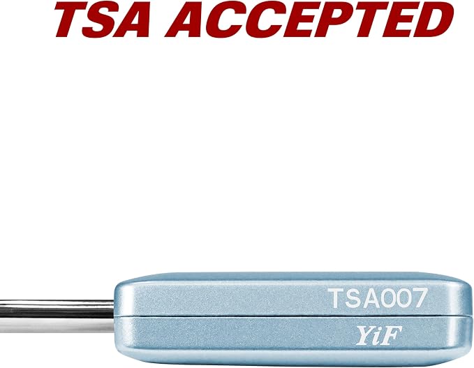 BV TSA Accepted Luggage Travel Lock, Set-Your-Own Combination Lock for School Gym Locker, Luggage Suitcase Baggage Locks, Filing Cabinets, Toolbox, Case (Arctic Blue, 2 Pack) - Image 6