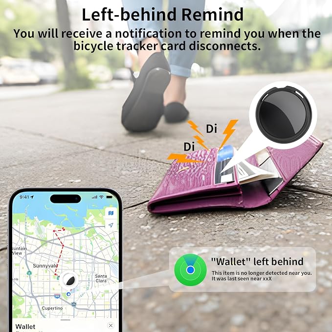 GPS Tracker for Vehicles No Subscription Works with Find My(iOS Only)Hidden | Magnetic Case Mini Car Locator Real-Time Global Tracking Device for Vehicles Motorcycles Waterproof Key Finder No Monthly Fee - Image 2