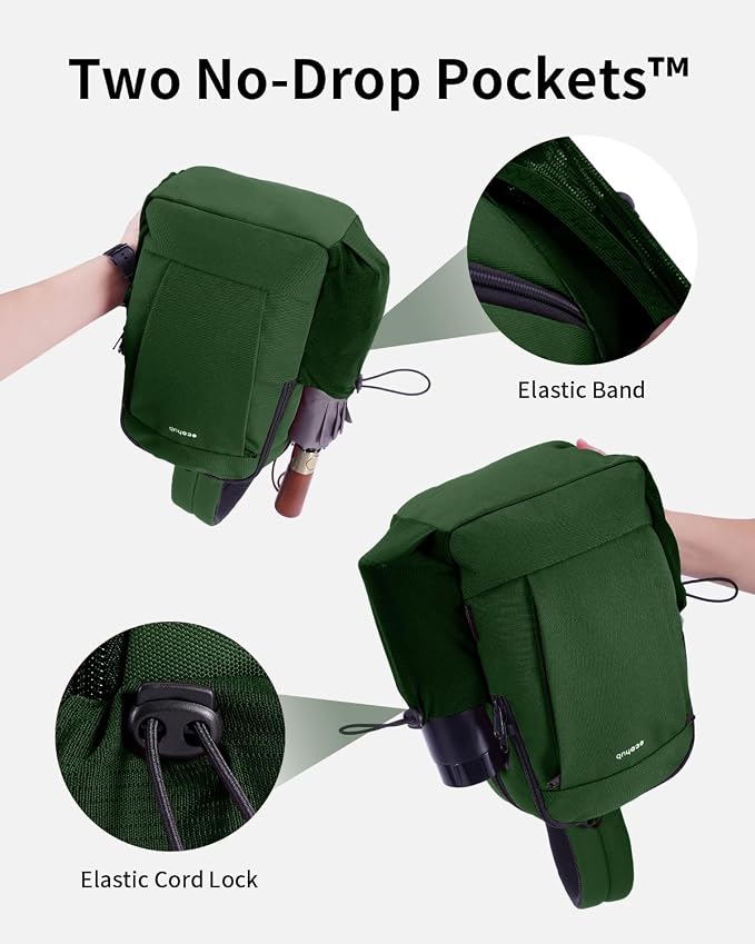 ECOHUB Anti-Theft Crossbody Bag Men Women RFID Blocking Lightweight Sling Backpack Water Resistant for Travel Hiking Outdoor - Image 4