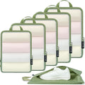BAGAIL 6 Set Ultralight Compression Packing Cubes Packing Organizer for Travel Accessories Luggage Suitcase Backpack by BAGAIL