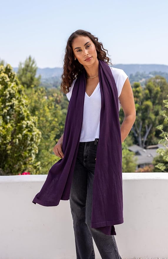 Dreamsoft Travel Scarf, Wrap and Shawl for Women, Organic Cotton - Image 8