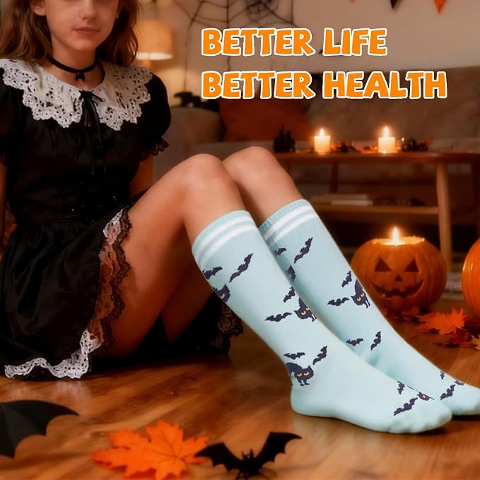 fenglaoda Compression Socks for Women Men Support Circulation 6 Pairs Socks For Nurse, Travel, Flight - Image 2