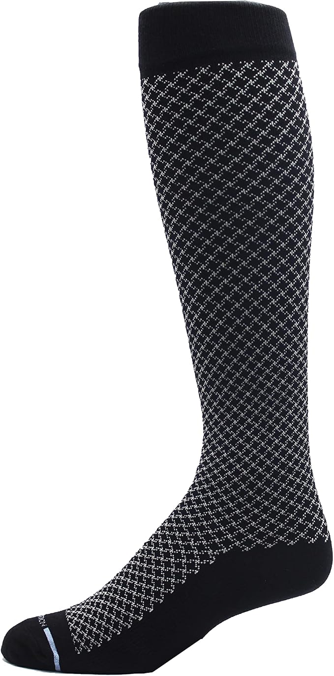 Dr. Motion 4 Pairs Men's Athletic Traveler Graduated Compression Knee High Socks - Image 2