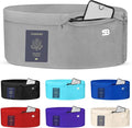 Running Belt Money Belt 4-Pocket Phone Holder | No-bounce Fanny and Waist Pack, 4 Large Security Pockets and Zipper, Fits All Size Phones Travel Documents and Passport by Stashbandz