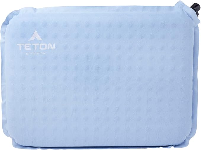Teton Camping Seat Cushion; Stadium Seat; Office Chair; Car Pad; Inflatable, Bluestone by Teton