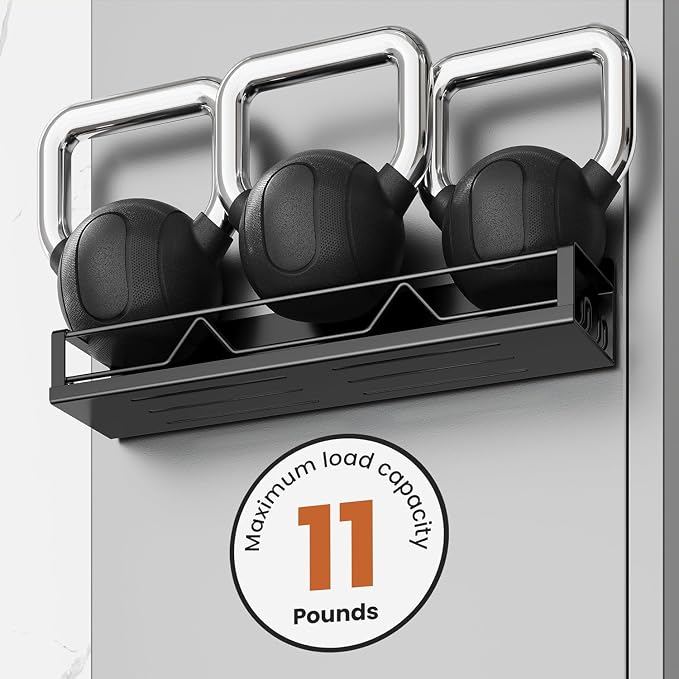 Mystozer 16.9 Inch Wide Large Capacity Magnetic Spice Rack for Refrigerator,5 Pack Metal Fridge Shelf Magnetic Spice Rack Kitchen Storage Refrigerator Organizers and Storage Spice Shelf (Black) - Image 4