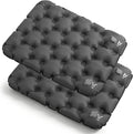 Inflatable Seat Cushion for Stadium & Travel, Built-in Pump Portable Air Seat Pad, Waterproof Bleacher Cushion for Air Travel, Camping, Soccer Games & Outdoor Events by Unknown