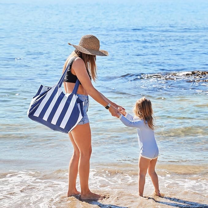 Dock & Bay Everyday Beach Tote Bag - Reusable Carrier Bag for Daily Use - Carries Up to 10kg - 100% Recycled Materials - Image 2