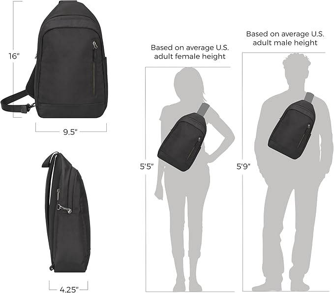 Travelon Anti Theft Urban Sling Bag - Image 4