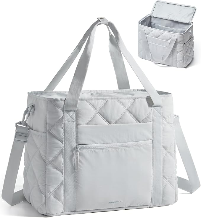BAGSMART 38L Travel Duffle Bag, Weekender Overnight Hospital Bag | Carry-On Personal Item Large Tote for Women Labor Delivery by BAGSMART