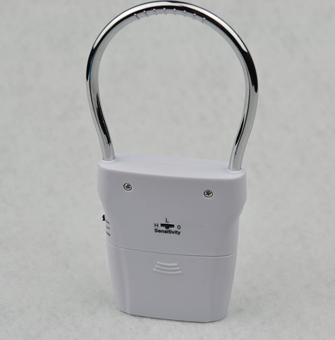 115dB Door Knob/Handle Vibration Alarm for Home Hotel Apartment Door Looker Alarm 4 Packs White - Image 4