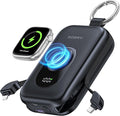 RORRY CharmGo Portable Charger, 20000mAh PD 30W Portable Charger Power Bank | Built-in Cables, Fast Charging Keychain Portable Battery Pack, Travel Essentials for iPhone, Apple Watch, iPad by RORRY