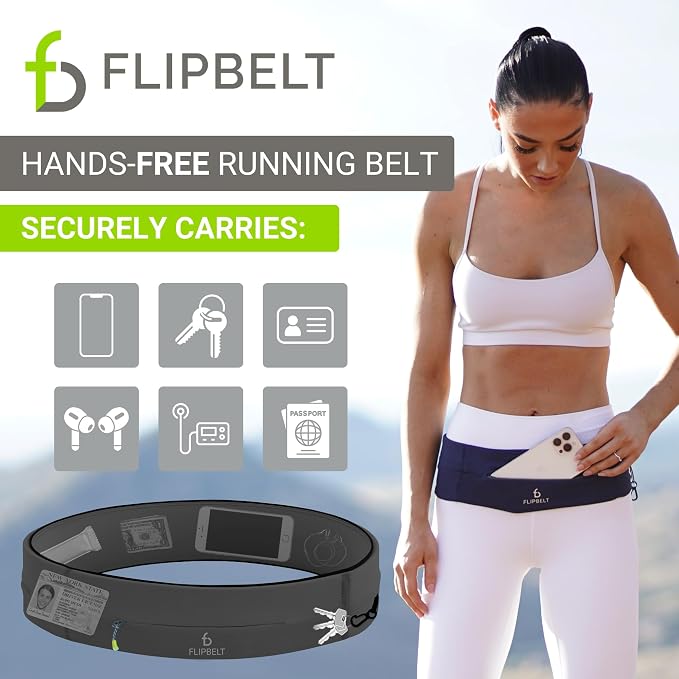 FlipBelt Zipper Running Belt, Waist Pack for Fitness and Running, US Company - Image 2