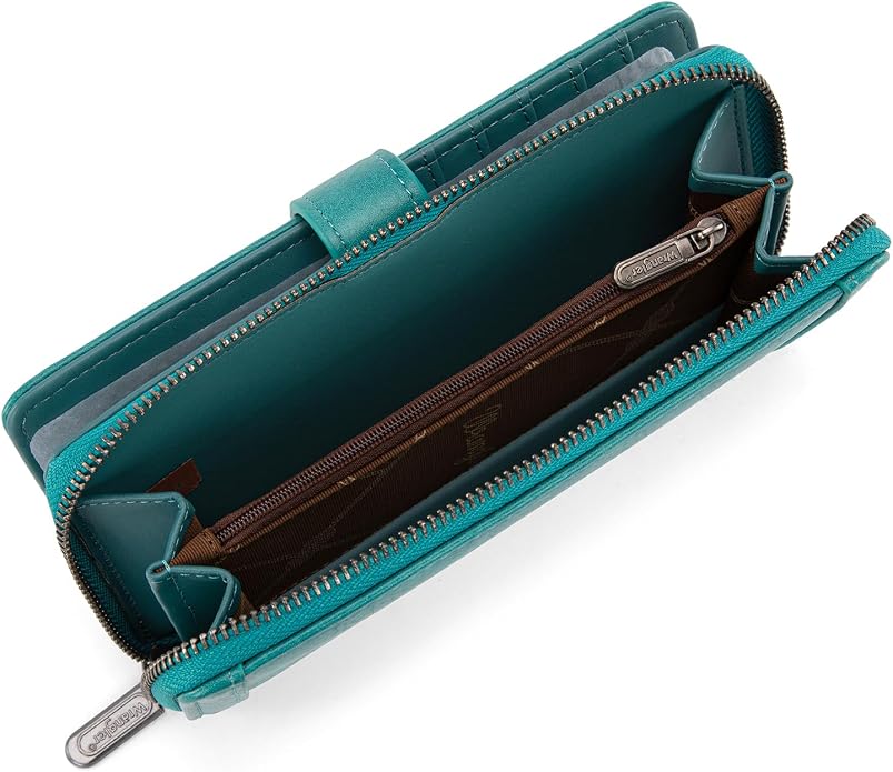 X Wrangler Women's Wallets Bifold Wristlet Wallets for Women Large Capacity Credit Card Wallet with ID Window - Image 3