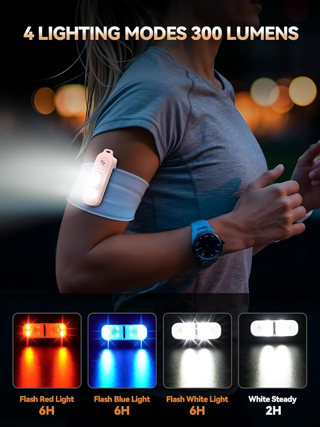 TECKNET Personal Safety Alarm 135dB with SOS Strobe Light for Women - Rechargeable& IPX4 Waterproof Running Lights with Clip On Torch & Low Battery Notice, Safety Siren for Running Travel Kids, Pink - Image 3