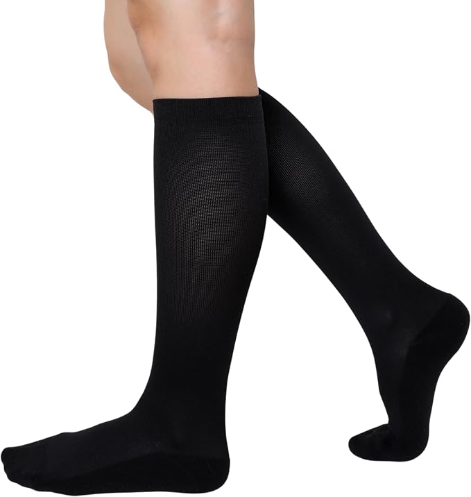 Compression Socks for Men and Women, 20-30 mmHG, Graduated Compression for Flight, Travel, Sports, Pregnancy, Running by Votprof