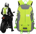 Reflective Motorcycle Backpack, Hi Viz Commuter Riding Bag | Designed by Riders for Everyday Rides with Laptop Compartment and Helmet Net. Built to Help You Be Seen. by ReflectiveBackpack%7CRiderbag
