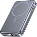 Magnetic Portable Charger 10000mAh, 20W Power Bank with Built in Cable | 20W Fast Charging for Magsafe Battery Pack with LED Display, Travel Essential for iPhone 17/16/15/14/13 Pro/Pro Max-SpaceGrey by Unknown
