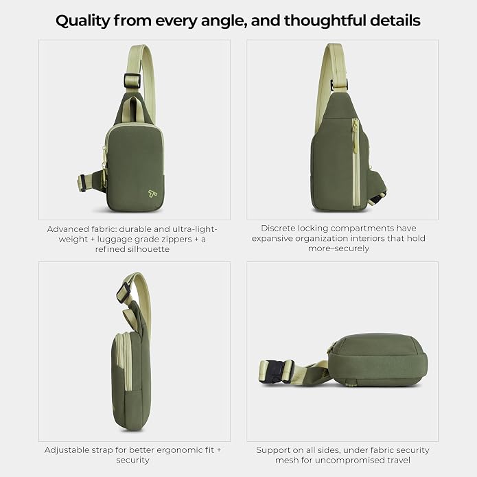 Travelon Anti-Theft The Voyages Compact Sling - Image 6
