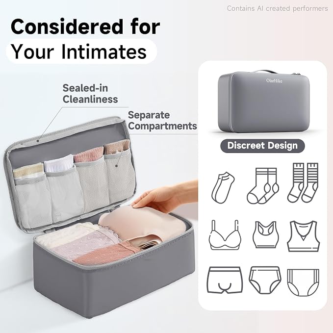 OlarHike 9 Set Packing Cubes for Travel,Gifts for Women Mom,Anti-Tearing Suitcase Organizer,with Over 1000 pcs Mesh Holes,Vacation Essentials & Accessories for Cruise Ship - Image 5