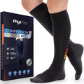 Compression Socks for Women & Men 20-30 mmHg – Circulation Support for Nurses, Travel, Flight, Running & Everyday Wear by PhysFlex