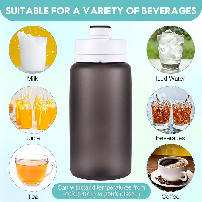 LemonRoad 2 Pcs 19 oz Silicone Collapsible Water Bottle, Green Gray | Portable Foldable Water Bottle, Leakproof, Carabiner, Reusable, Lightweight, for Travel Sport Hiking Camping Cycling Office - Image 7