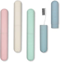 4 Pack Travel Toothbrush Case, Portable Breathable Toothbrush Holder Cases | Toothbrush cases for traveling toothbrush cover organizer container for Home, Travel, Business, Camping, School by NEXCURIO