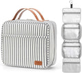 Hanging Travel Toiletry Bag,Large Capacity Cosmetic Travel Toiletry Organizer for Women with 4 Compartments & 1 Sturdy Hook,Perfect for Travel/Daily Use/Christmas by Bosidu