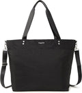 Baggallini Carryall Tote - Lightweight Nylon Zipper Top Weekender Travel Beach Bag w/Luggage Sleeve by baggallini