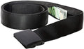 Zero Grid Black Travel Security Belt, Hidden Zippered Pockets to Carry Cash | Anti-Theft Concealable Design with Zipper Pocket for Cash, Card, Accessories, Adjustable Fit for Men and Women by ZeroGrid