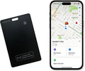 Wallet Tracker Card – Apple MFi Certified, Works with Apple Find My (iOS Only), Rechargeable Slim Tracking Card & Finder, 6-Month Battery, Item Locator for Wallet, Purse, Luggage, Passport by Unknown