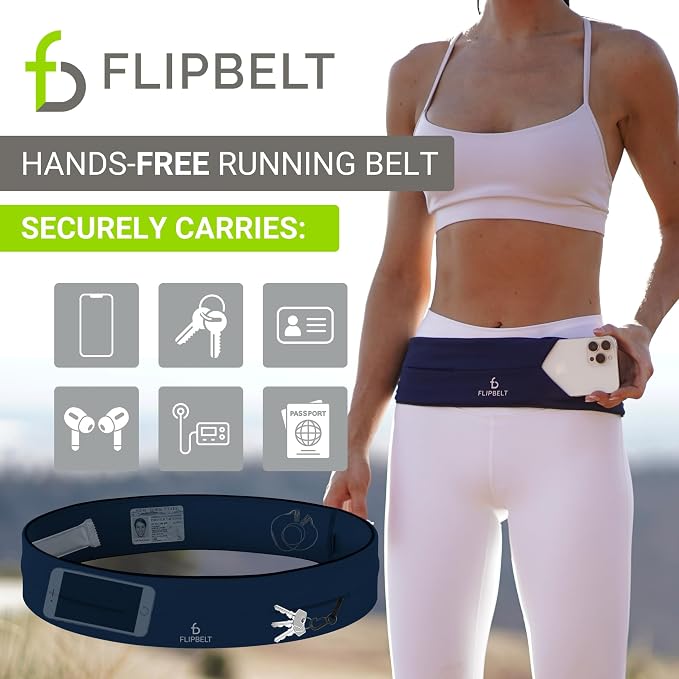 FlipBelt Classic Running Belt, Phone Holder for Running, Money Belt Pouch - Image 2