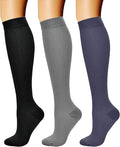 CHARMKING Compression Socks for Women & Men Circulation (3 Pairs) 15-20 mmHg is Best Support for Athletic Running Cycling by CHARMKING