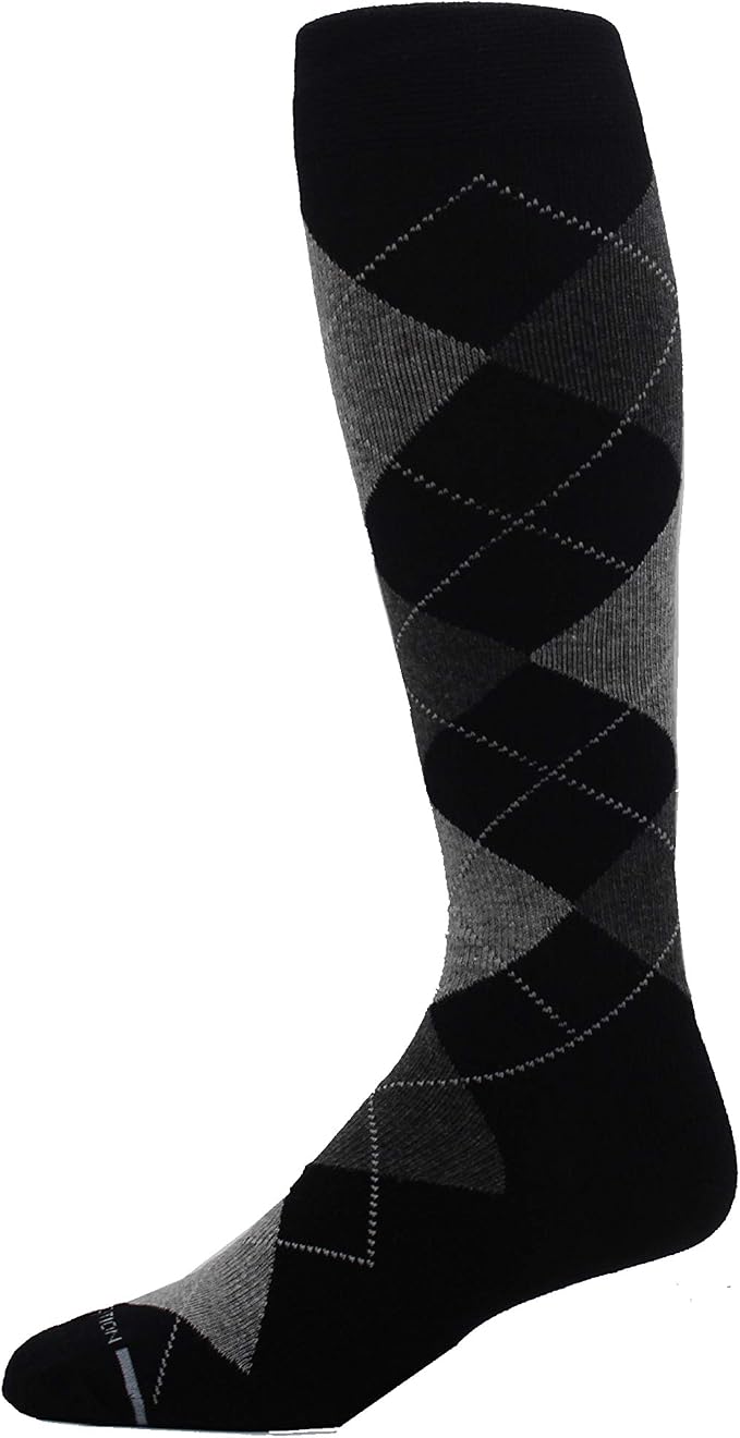 Dr. Motion 4 Pairs Men's Athletic Traveler Graduated Compression Knee High Socks - Image 4
