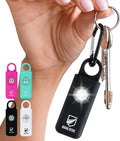 Original Defense® Siren Self-Defense Alarm - 130 dB Keychain Alarm with LED Strobe Light for Women, Children, and Elderly - Police Recommended - (Black, 1 Count) by OriginalDefense