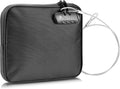 KOSMCCO Beach Locking Bag, Portable Safe, Black, 9x7.5 Inch | Anti-Theft Design, Security Cable Included, Holds Phone Wallet and Keys, Ideal for Beach Pool Cruise and Travel by KosmccoCo