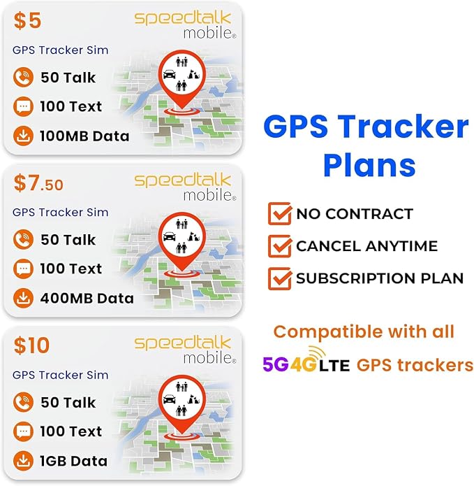 GSM SIM Card for 5G 4G GPS Trackers - Pet Kid Senior Vehicle Tracking Devices - 30 Day Service| USA Coverage Canada & Mexico Roaming - Image 4