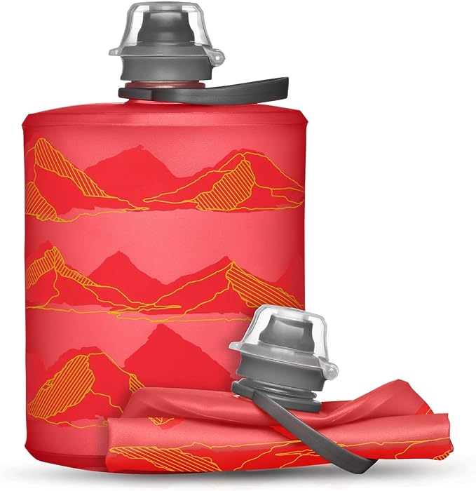 HydraPak Stow Collapsible Water Bottle – 350ml, 500ml, 1L – Ultralight, Leak-Proof, BPA-Free, Filter Compatible Travel & Hiking Flask by Hydrapak