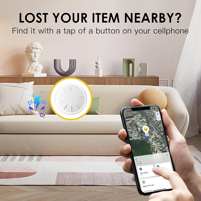 GPS Tracker for Vehicles, 1PCS Real Time GPS Tracker for Car Work with Find My (iOS Only),MINI Car Tracker Device Hidden,No Monthly Fee, Waterproof Car Tracker - Image 5
