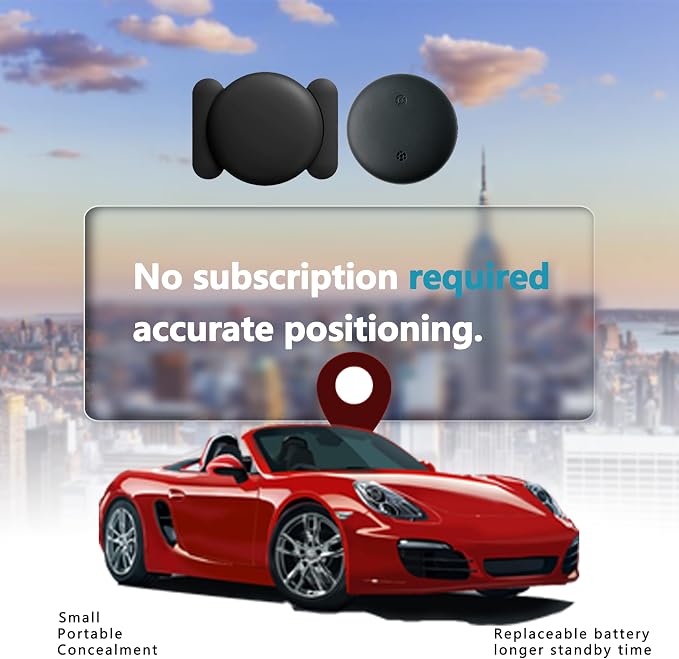 Android Find My Device Subscription-Free GPS Car Locator ，Super Magnetic! 365-Day Ultra-Long Battery Life! – Waterproof, Drop-Resistant, and Stealth Tracking. - Image 2