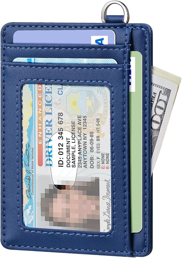 FurArt Slim Minimalist Wallet RFID Credit Card Holder for Men | slim minimalist compact rfid id window thin - Image 2
