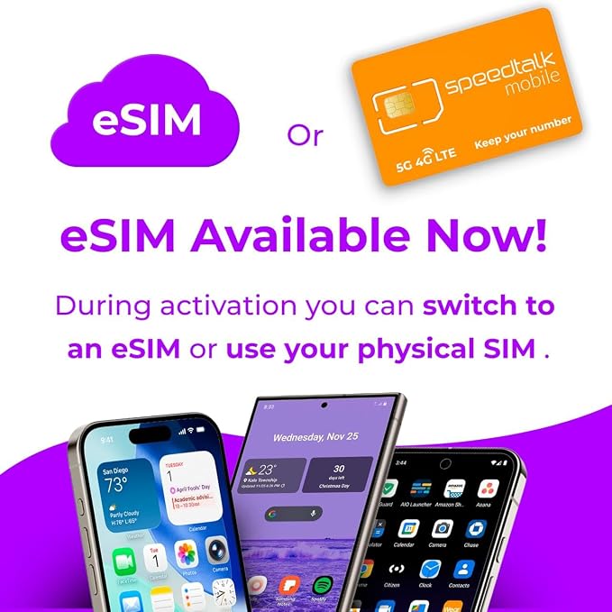 SIM Card Starter Kit, Smartphone Cell Phone, GPS Tracker and IoT, Plan Starting at $5 Prepaid, Data, Talk and Text, High Speed 5G 4G LTE, Android iOS, USA, 3 in 1 SIM Kit - Image 3