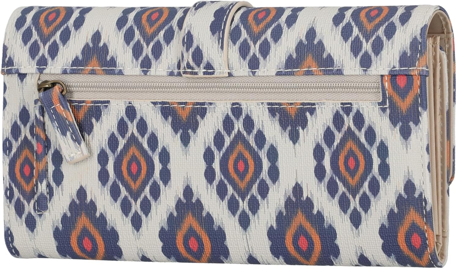 Mundi File Master Womens RFID Blocking Wallet Clutch Organizer With Change Pocket - Image 3