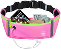 Running Belt Slim Fanny Pack Jogging Pouch Phone Holder Waist Pack - Pink by Unknown