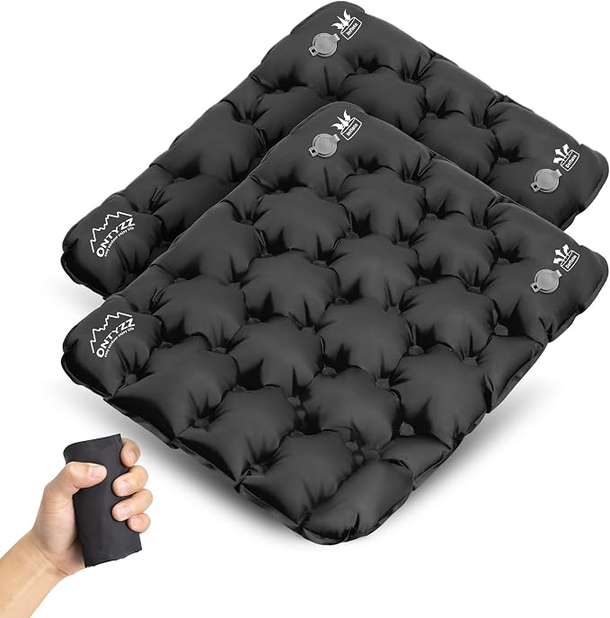 Inflatable Seat Cushion Lightweight Airplane Seat Cushion | Stadium Seat Travel Cushion for Climbing Hiking Office Airplane by OTNYZZ