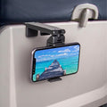 Perilogics Universal in Flight Airplane Phone Holder Mount. Hands Free Viewing with Multi-Directional Dual 360 Degree Rotation. Pocket Size Must Have Airplane Travel Essential Accessory for Flying by Perilogics